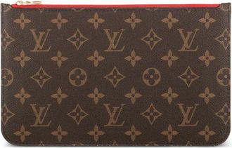Louis Vuitton Pouch con zip e monogramma - Marrone