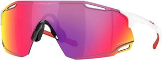 Oakley Cybr Dyno - unisex - Zonnebrillen - Wit - 39 MM - Leer - Accessoires