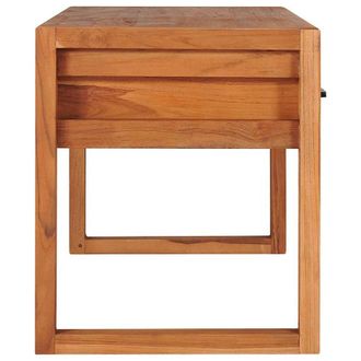 Berkfield Home TV Cabinet 100x40x45 cm Teak Wood in Brown | Size: 100 x 40 x 45 cm