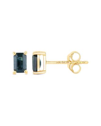 Diana M. Jewels 14K 0.80 Ct. Tw. Blue Sapphire Earrings