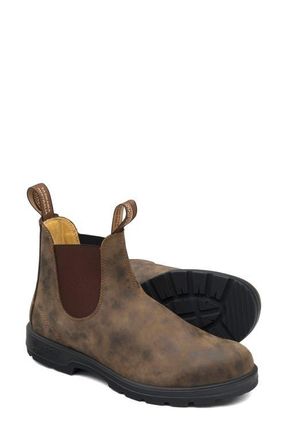 Blundstone Classic 550 Series Water Resistant Chelsea Boot in Rustic Brown Leather at Nordstrom, Size 8.5