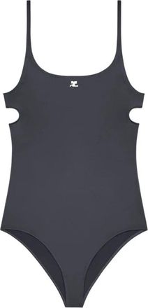 Courr&egrave;ges Cut-Out Zwempak - Dames - Badpakken - Grijs - M - Badmode