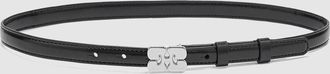 Ganni Ceinture Kat Small Patent Black
