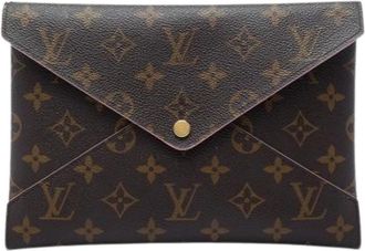 Louis Vuitton Pre-owned Kirigami Clutch - Dames - Vintage Clutch - Bruin - ONE Size - Vintage
