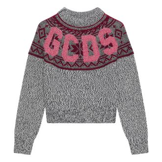 GCDS Gcds, Dames, Truien, Grijs, Maat: XS Wol