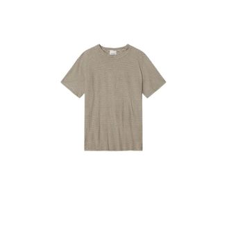 Isabel Marant Striped Short-Sleeve Cotton and Linen T-Shirt - male - Isabel Marant - T-Shirts - Multicolor - L - Tops