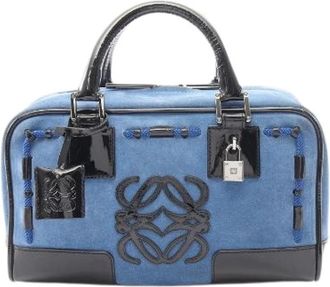 Loewe Pre-owned Amazona 28 Borsa a mano in pelle - - Pre-owned - Donna - Blu - ONE SIZE