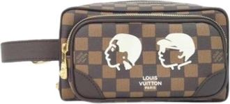 Louis Vuitton Pre-owned Belt Bags, female, Brown, Size: ONE SIZE Pre-owned Canvas Belt Bag