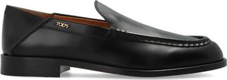 Tod's Cuoio Loafers - Dames - Loafers - Zwart - 38 EU - Leer - Schoenen