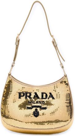 Prada Pre-owned Prada Sequin Embellished Satin Cleo Shoulder Bag Ladies 1FPO56G25CDUOYCO