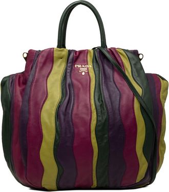 Prada Pre-owned Prada Multicolor Nappa Waves Satchel Ladies UT38LJCTZ88BY3F7
