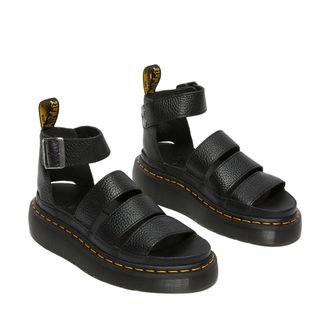 Dr. Martens Leren sandalen met plateauzolen Clarissa II Quad