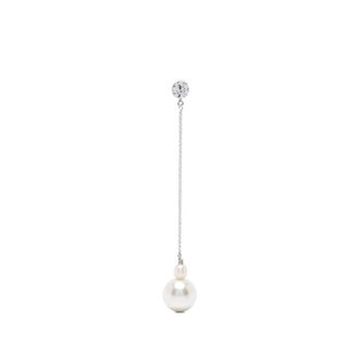 Forte_Forte Earrings, female, Gray, Size: ONE SIZE My Jewel Pearl Pendant Earrings
