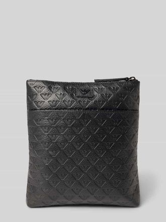 Emporio Armani Umhängetasche mit Label-Applikation in Black, Größe 1