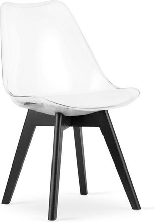 OEM Silla Mark - Patas Transparentes / Negras X 1