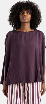 CASEY CASEY Womens Francesca Tulipy Prune Top Purple