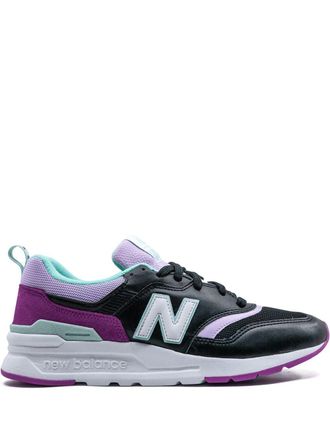 New Balance panelled lace-up sneakers - Black