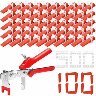 OEM Kit De Nivelaci&oacute;n De Azulejos De 601 Piezas Con 500 Cu&ntilde;as Niveladoras Para Azulejos De 2 Mm, 100 Cu&ntilde;as Niveladoras Reutilizables Y 1 Alicate Para Azul