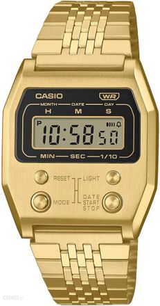 Casio Collection Vintage Unisexs Gold Watch A1100G-5EF Stainless Steel (archived) - One Size