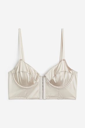 H&M Unwattiertes Bustier - Brown