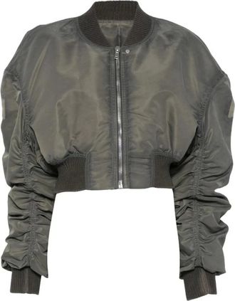 Rick Owens Chaqueta Bomber Micro Secchia - Jackets - Mujer - Gris - M