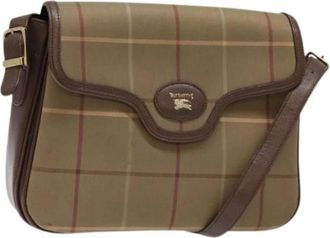 Burberry Pre-owned Cross Body Bags, female, Beige, Size: ONE SIZE Pre-owned Vintage Shoulder Bag