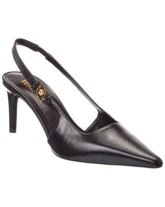 Versace Leather Slingback Pump