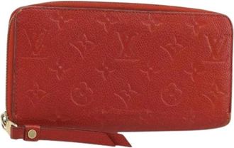 Louis Vuitton Pre-owned Lange Portemonnee - Dames - Vintage Accessoires - Rood - ONE Size - Leer - Vintage