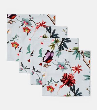 La DoubleJ Fantastic Creatures set of 2 cotton napkins by Beto Val
