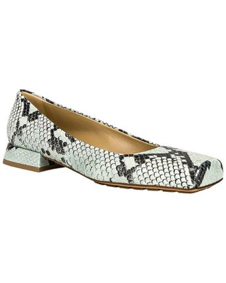 Bottega Veneta Tower Leather Ballet Flat