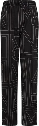 Lofty Manner Dames, Broeken, Zwart, Maat: M Leer