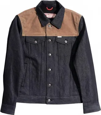 Iron And Resin Mens Denim Rambler Jacket In Indigo