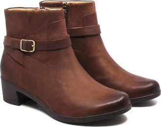 Dansko Women Cagney Booties In Brown