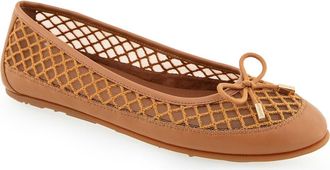 Aerosoles Palma Flat in Tan Mesh at Nordstrom Rack, Size 5.5