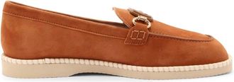 Hogan Italiaanse loafers met geheugenschuimtechnologie - Dames - Loafers - Bruin - 40 EU - Schoenen