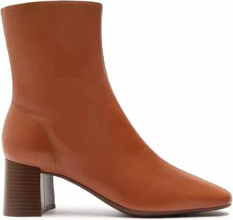 Arezzo Womens Rebecca Mid-Block Booties In Roast Caramel