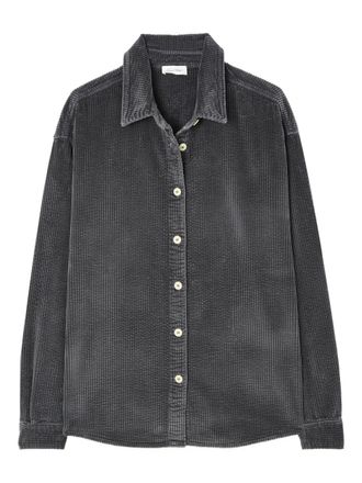 American Vintage buttoned corduroy shirt - Grey