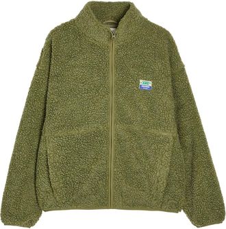 American Vintage Hoktown Fleece Jacket - Green - XS/S (UK6-8 / XS)