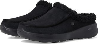 Skechers On-the-go Joy Suede Moc Toe Slipper Womens Slippers Black/Black : 7.5 B - Medium