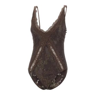Birgitte Herskind Body, female, Brown, Size: XS Johannes Bodystocking