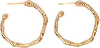 Forte_Forte Textured Hoop Earrings
