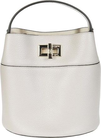 Furla Amelia Mini Bucket Bag - Dames - Schoudertassen - Grijs - ONE Size - Leer - Tassen