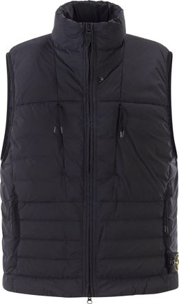 Stone Island Down Vest With Water Repellent Treatment