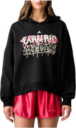 adidas (WMNS) adidas x Farm Rio Hoodie Asia Sizing Black KR0252