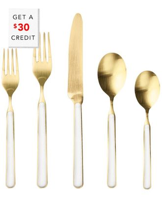 Mepra 5Pc Fantasia Ice Flatware Set