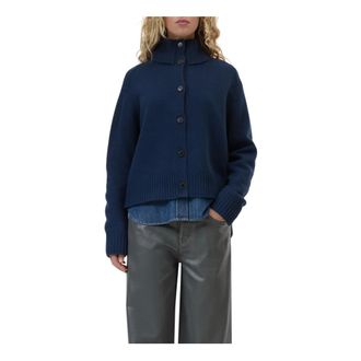 Closed Cardigans, female, Blue, XS, Rullekrave Cardigan