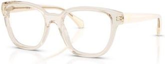 Moncler 53mm Rectangle optical glasses in White at Nordstrom