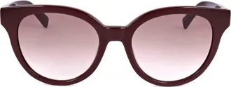 Longchamp Burgundy Gradient Oval Ladies Sunglasses LO697S 601 53