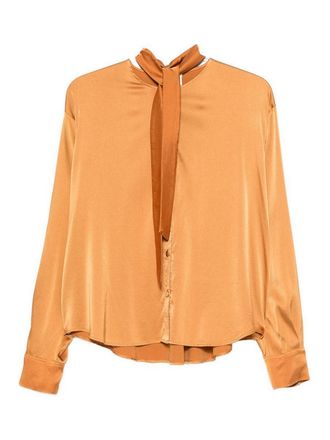 Forte_Forte Silk Bow-Tie Shirt