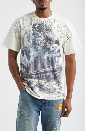 Billionaire Boys Club Space Expo Cotton Graphic T-Shirt in Gardenia at Nordstrom, Size Xx-Large
